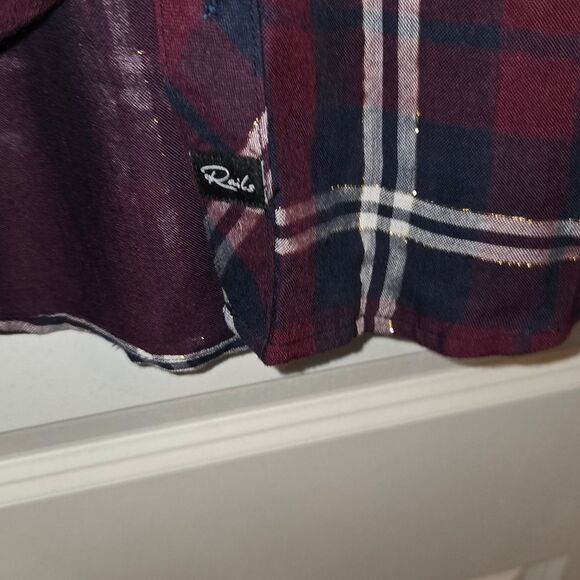 Rails Plaid Button Down Ladies Shirt - Picture 9 of 14